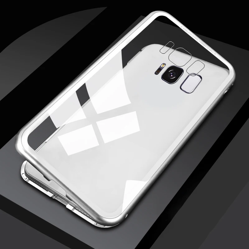 Магнитный чехол для samsung Galaxy A50 чехол закаленное Стекло 50 A70 A60 A30 A20 A10 S8 S9 S10 Note 9 8 A7 A6 J4 J6 плюс