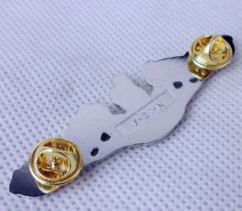 WW2 WWII США военно морской флот сотрудников бомбометы знак отличия булавки серебро