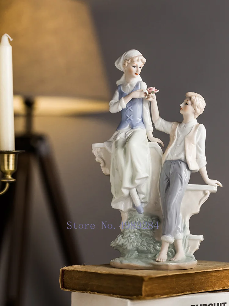 Творческая свадьба пара балет керамика персонаж скульптура современный дом