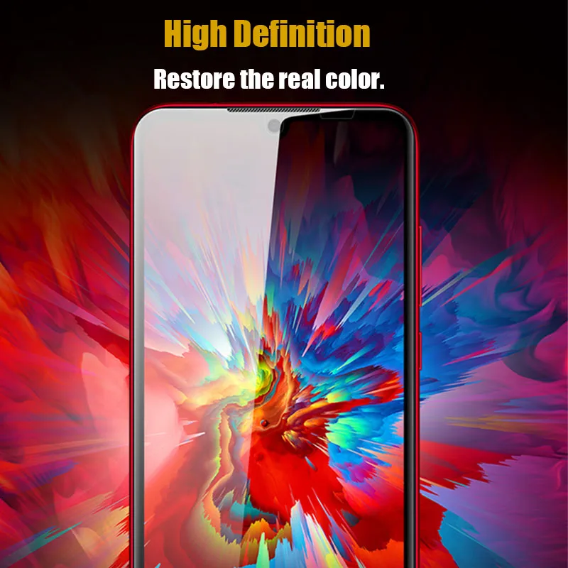 redmi note 7 pro Protective glass on the for Xiaomi tempered screen protector armor xiomi red mi note7 redmi7 cam my film 7pro | Мобильные