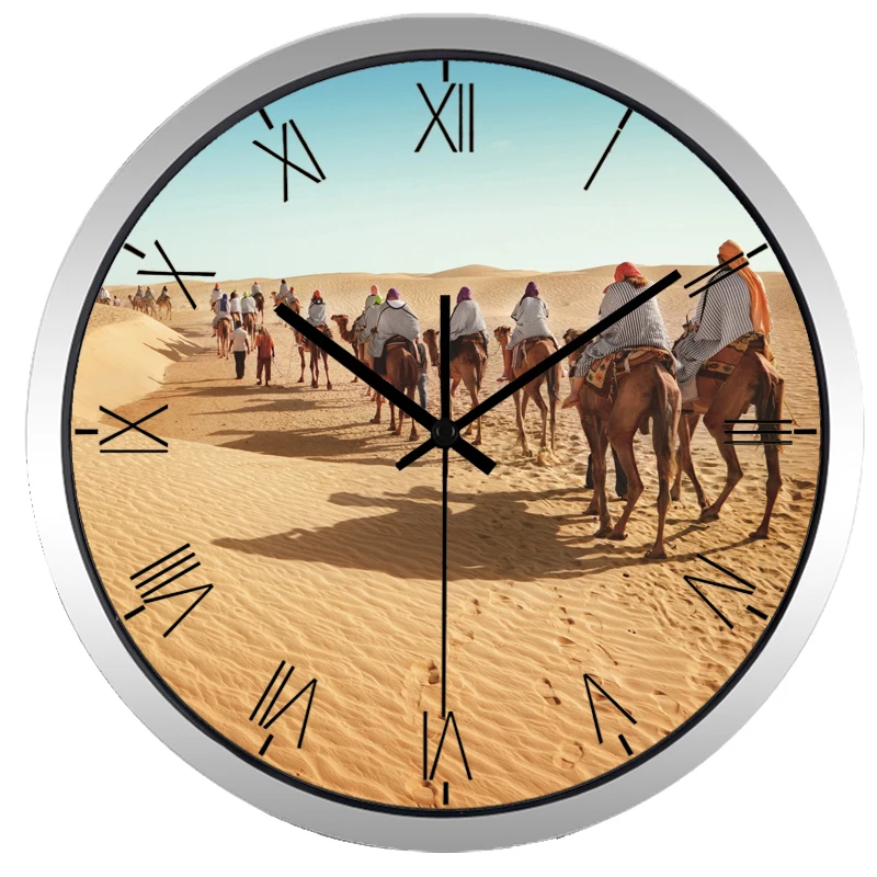 Популярные брендовые настенные часы Ближнего Востока пустыня верблюд для