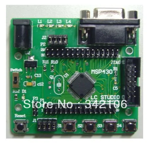 

Free Shipping!!! 5pcs MSP430F149 learning board development board with serial interfaces module sensor