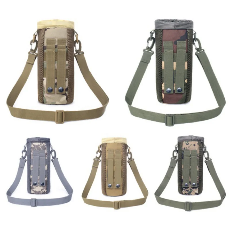 

0.5L Outdoor Trave Tactical Molle Water Bottle Pouch 1050D Nylon Military Canteen Cover Holsterl Kettle Bag