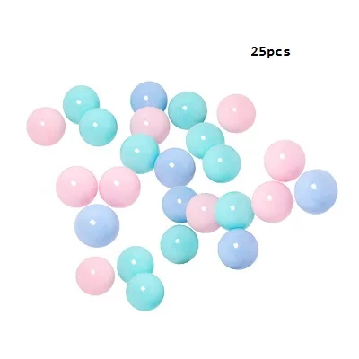 25pcs balls Детская палатка с изображением мультяшной лошади, флага Вигвама, детский игровой домик, Замок принцессы, детская палатка, Игровая палатка, подарок на день рождения, Рождество - Цвет: 25pcs balls
