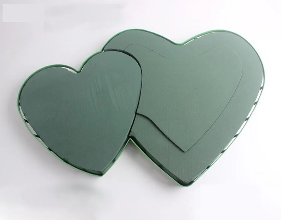 74 см двойное сердце искусственная пластиковая рамка присоска с цветком пены