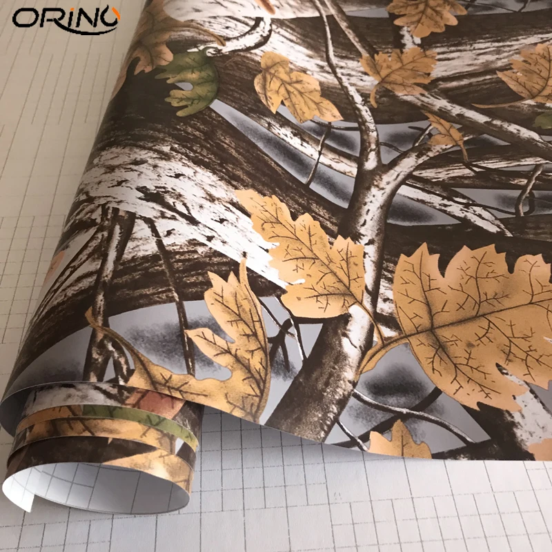 Камуфляжная виниловая пленка Realtree самоклеящаяся для автомобиля наклейка на