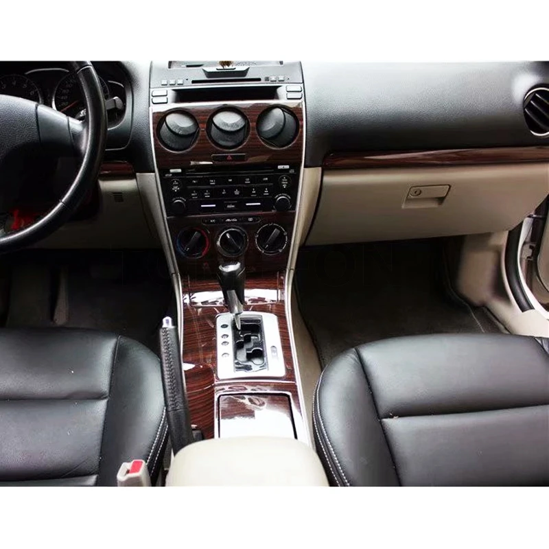 TOMEFON для Mazda 6 от 2006 до ABS деревянная краска для межкомнатных дверей панель передняя AC вентиляционная средняя подлокотник коробка Задняя накладка Стайлинг