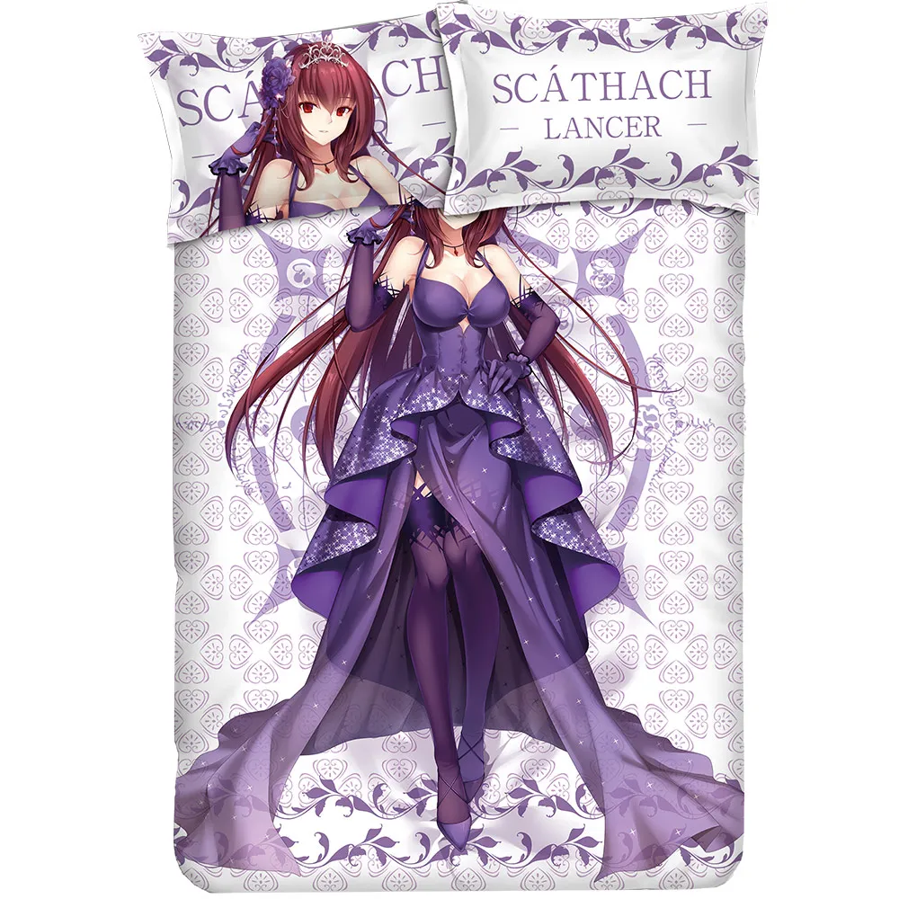 Комплект постельного белья из простыни пододеяльника наволочки аниме JK Game Fate Grand