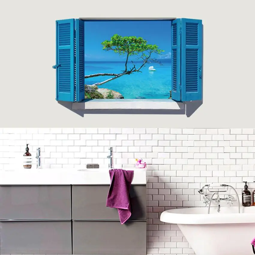 Домашний декор домашний виниловые накладные окна новые настенные наклейки с