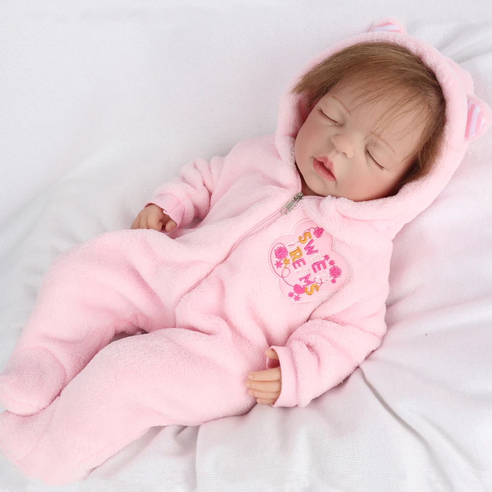 KAYDORA 22 дюймов виниловые Reborn Baby Doll реалистичные куклы новорожденных ручной работы