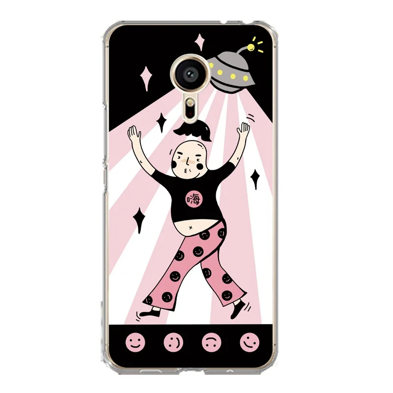 Мягкий прозрачный чехол для телефона из ТПУ meilan MX6 pro6 U20 U10 A5 M5 M5S E E2 Marble Moon милый с