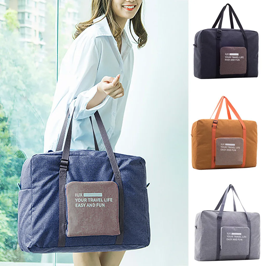 Men Travel Bags Waterproof Nylon Folding Laptop Bag Large Capacity Bag Luggage Travel Bags Portable Women Handbags#L5