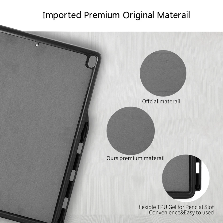 WOWCASE Бизнес-кейсы для iPad Pro 9.7 Роскошный футляр для карандаша Тонкая защитная задняя крышка для Apple iPad Pro 9." Аксессуары Бизнес-люкс Ультратонкий тонкий чехол-протектор Skin Shell Coque Pouch