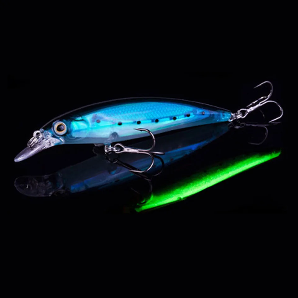 A 1 WALK FISH, светящаяся блесна, приманка для рыбалки, 110 мм, 13,5 г, жесткая приманка, профессиональные воблеры, рыболовные снасти для ловли окуня, щуки, рыбы - Цвет: A 1
