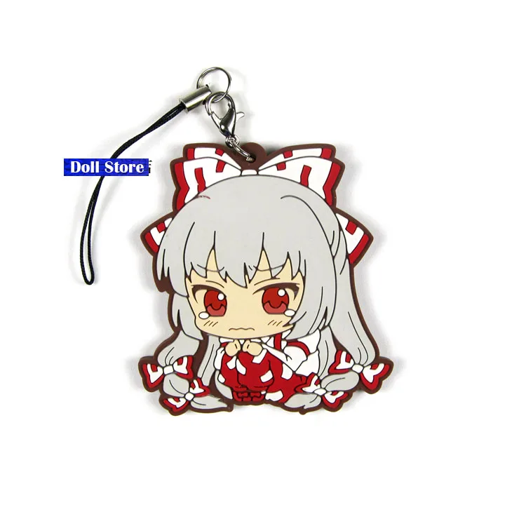 Новое поступление Touhou проект японский аниме Рисунок силиконовый сладкий запах брелок Аниме резиновый D226