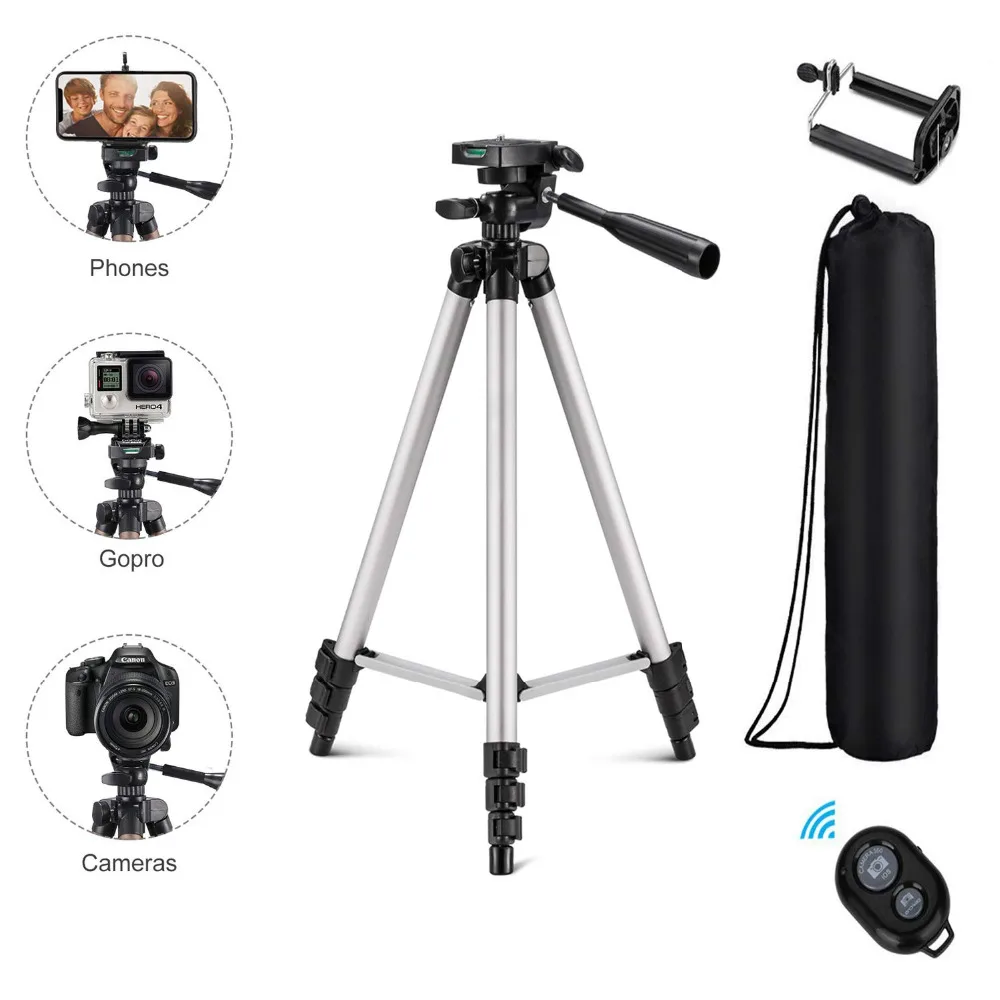 Алюминиевый Штатив для IPhone штатив мобильного телефона Dslr камеры регулируемая