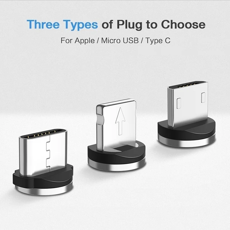 Магнитный Кабель с разъемом, Тип usb C USB C 8 контактный разъем быстрой зарядки магнит Зарядное устройство Шнур Вилки