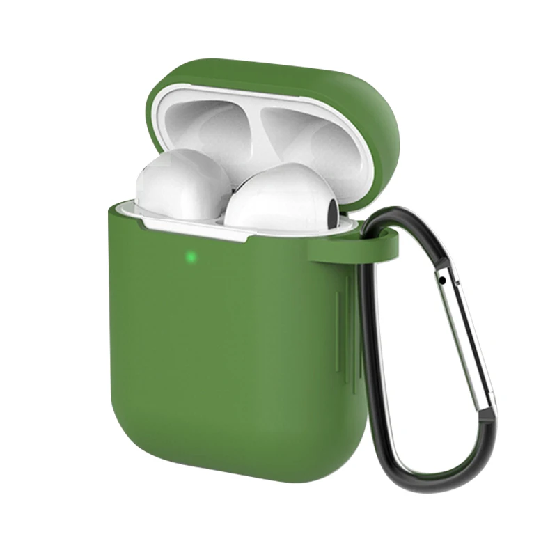 12 Мягкий силиконовый чехол для Airpods для Air Pods, противоударный защитный чехол для наушников, водонепроницаемый чехол для iphone 7 8, аксессуары для гарнитуры - Цвет: 12