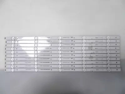 10 шт * 5 светодиодов Подсветка лампы Газа для его RU se 55 &quotТВ LED55EC520UA HISENSE HD550DF F51 10X5
