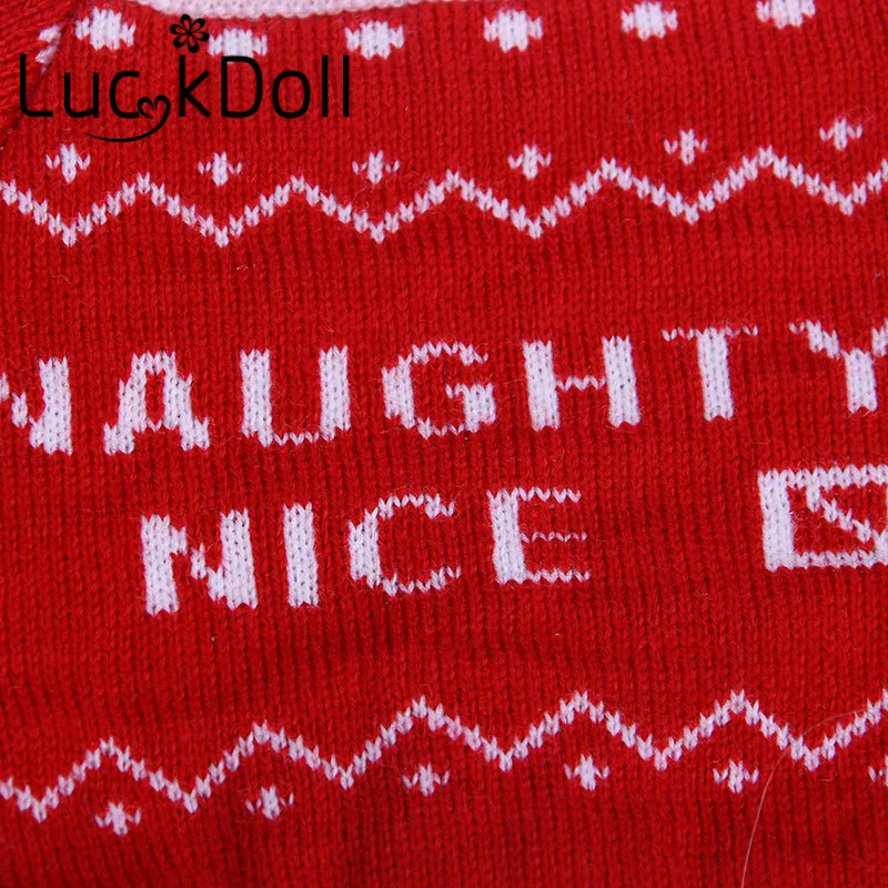 Модный свитер LUCKDOLL набор из 3 предметов 18 дюймов американская кукла 43 см