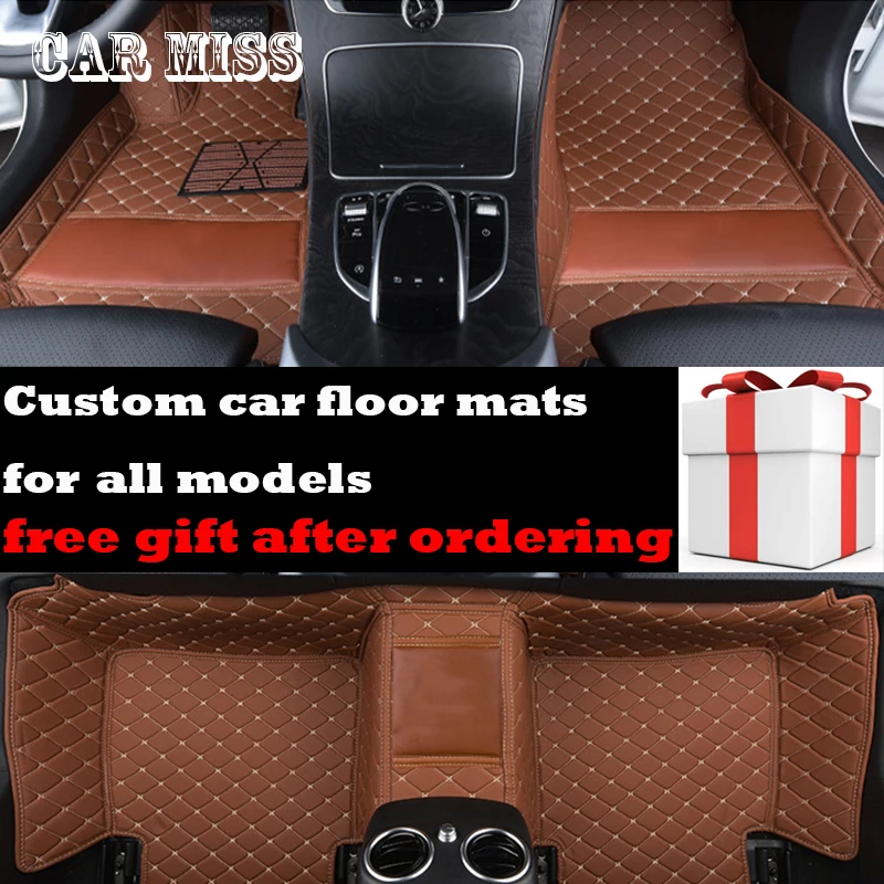 

custom logo car floor mats for Chery tiggo t11 5 7 E5 A3 QQ A5 E3 V5 EQ1 all models auto accessories car mats