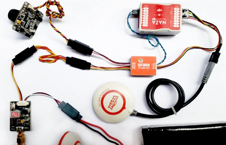 Мини N1 модуль OSD с чехол для FPV Контроллер полета DJI A2 NAZA V1 V2 NAZA Lite gps N2 N3 OSD