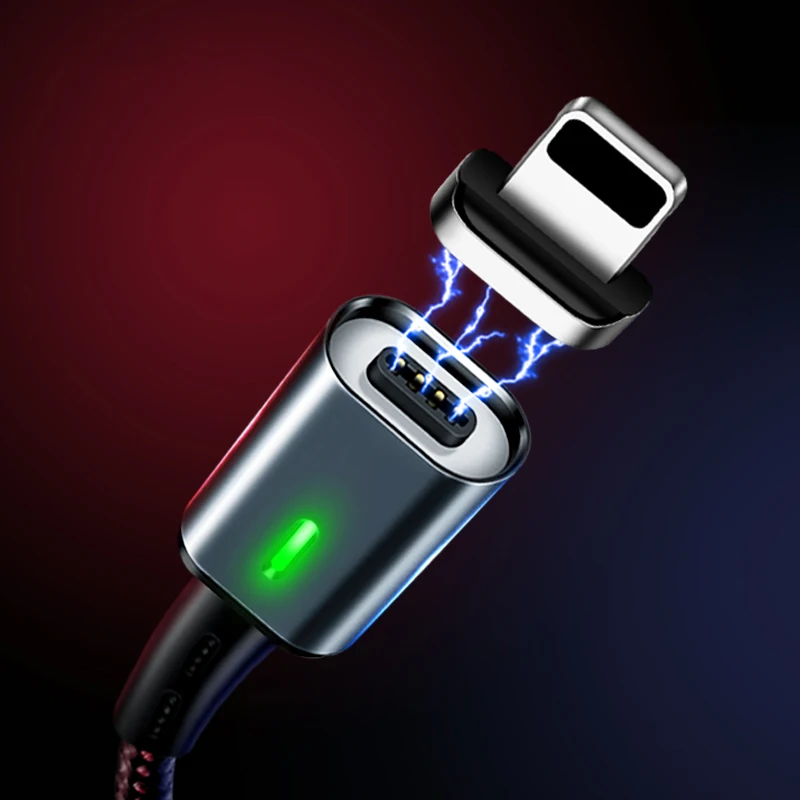 Магнитный зарядный usb кабель для iPad Mini Air с магнитом быстрой зарядки iPhone Lightning XS Max