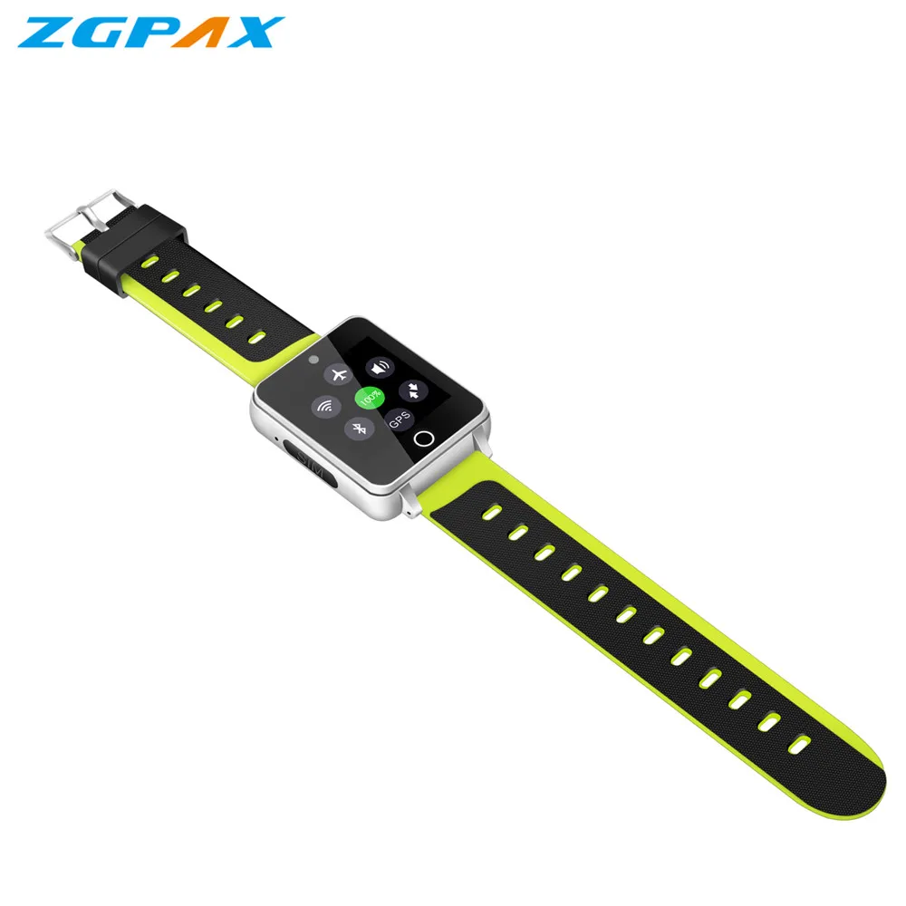 ZGPAX умные часы S9 MTK6580 Android 5 1 4 ядра Гб + 16 gps Wi Fi Bluetooth 0 Смарт телефон PK H1 H2 M9 K88H KW18