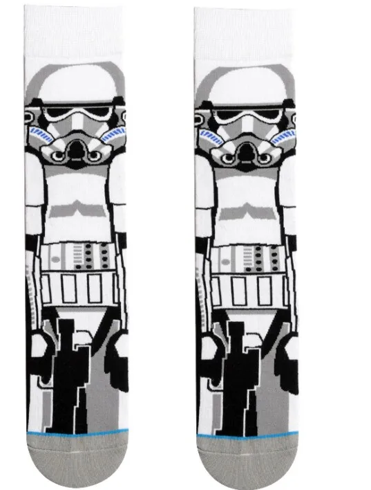 Star Wars Для Мужчин's Носки harajuku хлопок смешные короткие носки унисекс мужская повседневная на осень-зиму милые носки мужские носки calcetines - Цвет: Коричневый