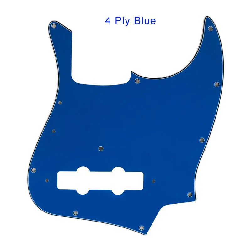 4Ply blue Pleroo заказное качество накладки-для США Винтаж '74 джаз бас гитара накладки царапины пластины - Цвет: 4Ply blue