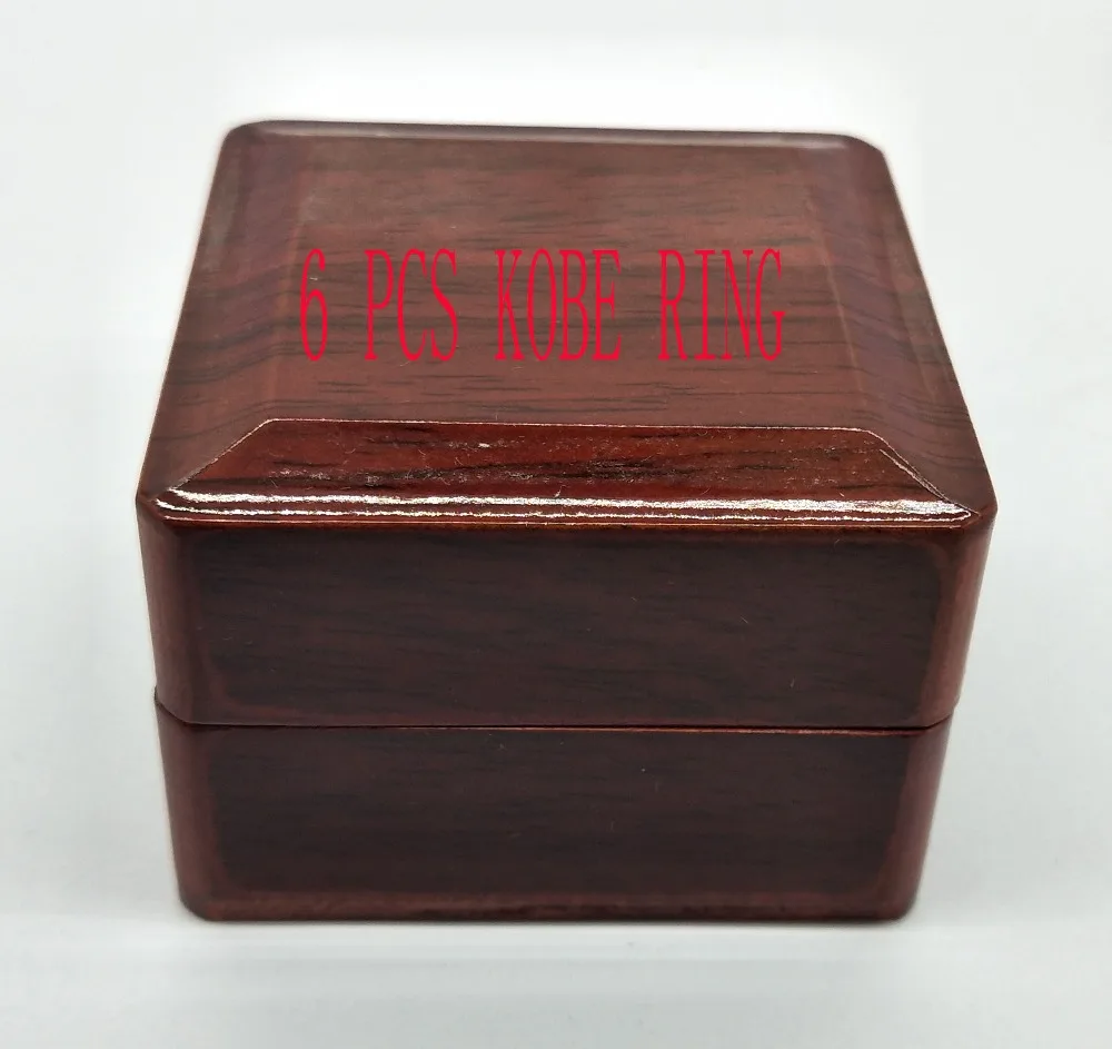 6 шт в партии Коби баскетбольное кольцо и коробка дисплея коллаж школьное лучшие