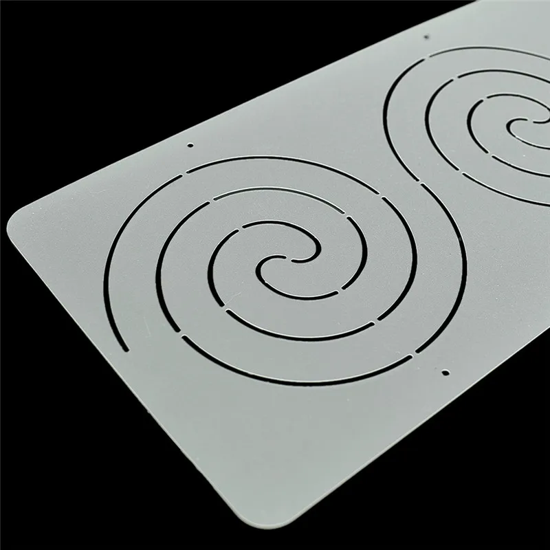 Спираль квилтинг трафареты акриловые стеганые шаблон инструменты для