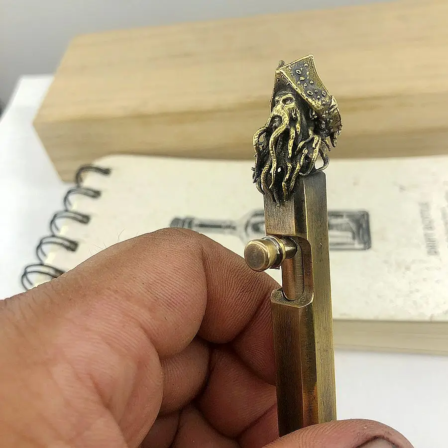 Открытый Дорожный набор инструментов EDC ручная сварка латунь Davy Jones креативный