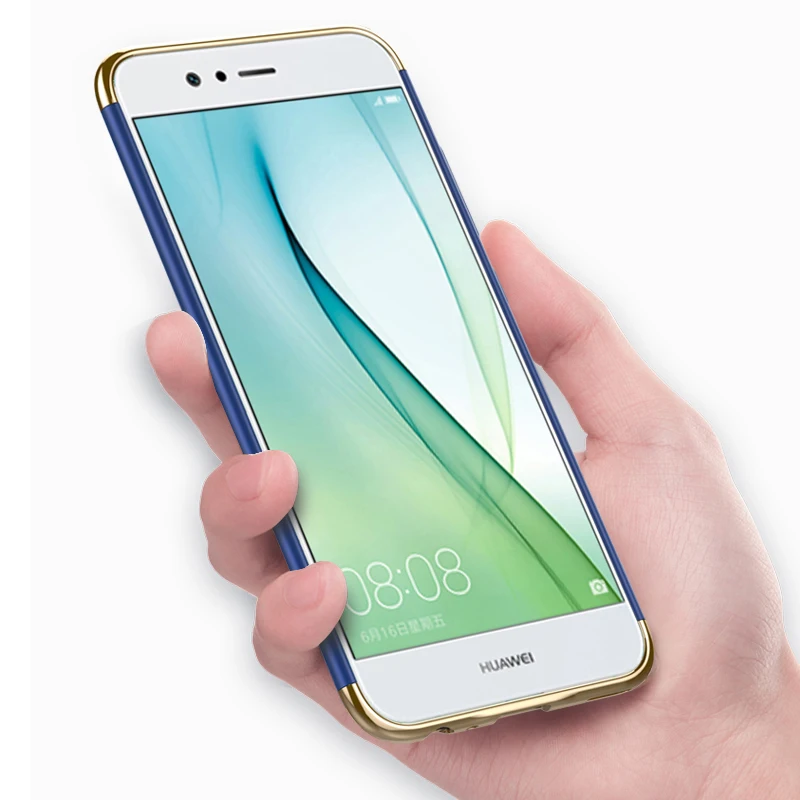Huawei nova 2 3 чехол для телефона для huawei nova 2 Plus задняя крышка 3 в 1 позолоченный защитный жесткий чехол huawei nova 2 3i чехол Coque