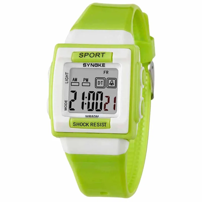 Student Boys Girls Watches Luminous Alarm Electronic Watch Multifunctional LED Digital Children Wrist Sport Kid Clock /DD | Наручные часы