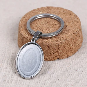 Onwear 1 шт. нержавеющая сталь пустой кабошон ключ цепная основа настройки diy аксессуары металлические цепочки для ключей для изготовления ювелирных изделий - Цвет: type01