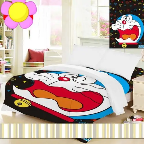 

New Shocked Doraemon Japanese Anime Bed Blanket or Duvet Cover GZF415