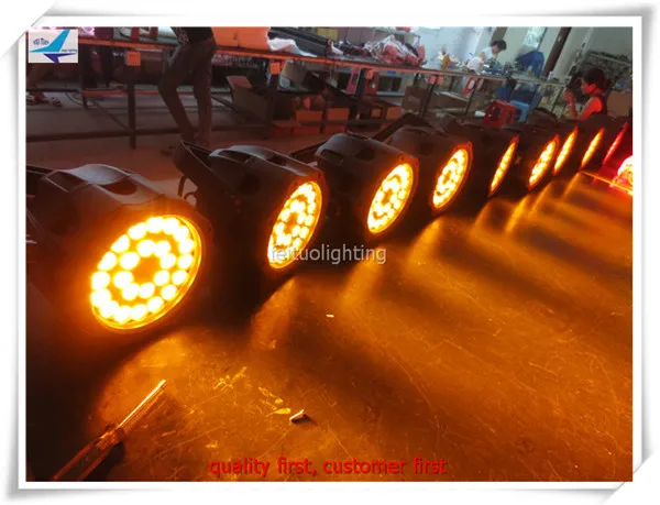 Светодиодный прожектор степень защиты IP65 5 в 1 2 шт./лот 24x15 Вт rgbwa DMX512 для дискотек