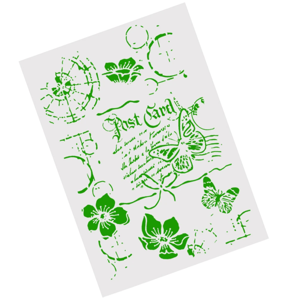 DIY трафареты с бабочками для стен рисования скрапбукинга фотоальбом