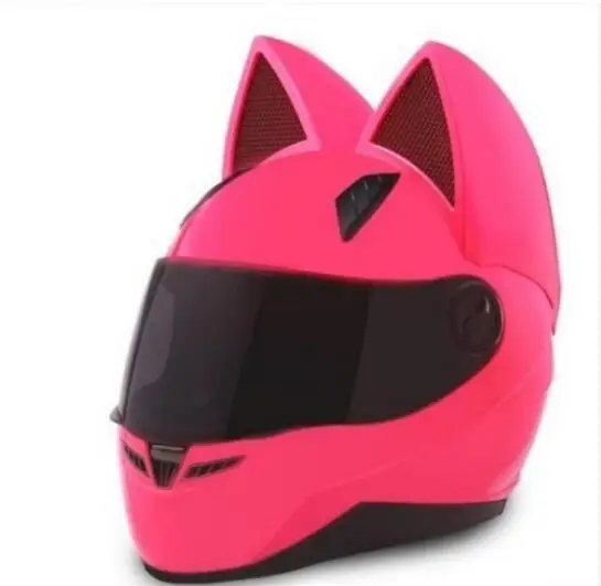 Мотоциклетный шлем cat желтый розовый высокое качество бесплатная доставка