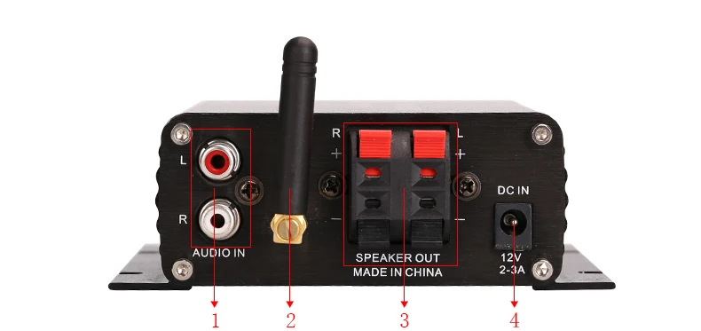 Kinter TA- hifi цифровой аудио усилитель класса D 2,0 каналов с чипами TA2024 ic 20 Вт* 2 Регулировка низких частот воспроизведение стереозвука