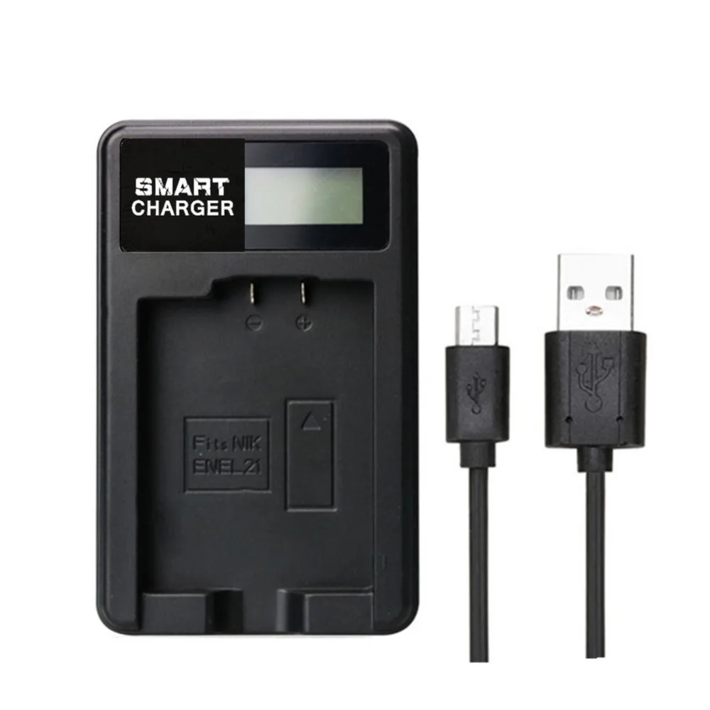 ENEL-21 EN-EL21 ENEL21 EL21 LCD Single Charger Battery for Nikon 1 V2 1V2 SingleMacro Coolpix A J1 J2 J3 S1. | Электроника