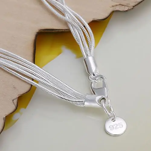 KN-H099 Wholesale Silver Color Bracelet 925 Free Shipping Factory Price Fashion Jewelry Stars Pendant /awkajnra | Украшения и