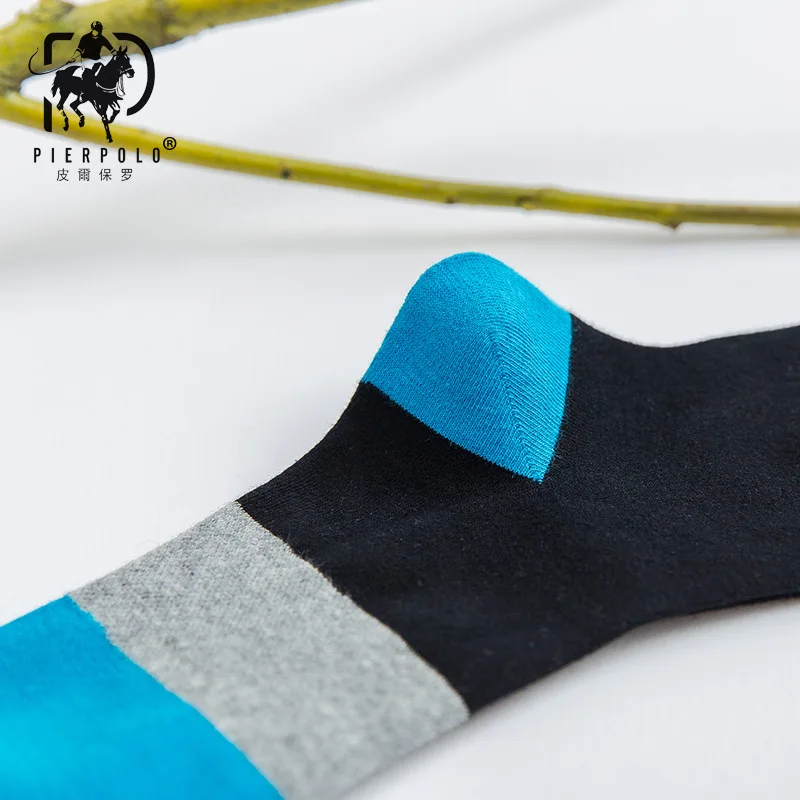 PIER POLO новые осенние и зимние мужские хлопковые носки мужские деловые хлопковые носки для отдыха носки средней длины