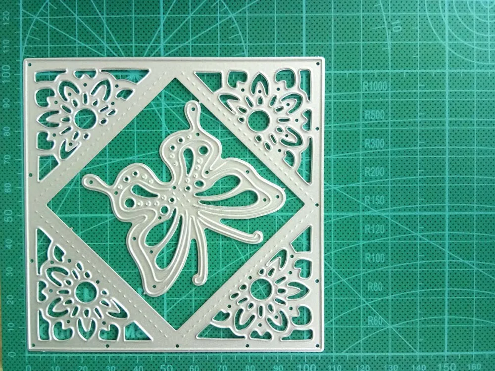 Estel Butterfly Floral Frame Metal Cutting Dies Scrapbooking Album Paper DIY Card decoration Craft Embossing Die Cuts New 2019 | Дом и сад