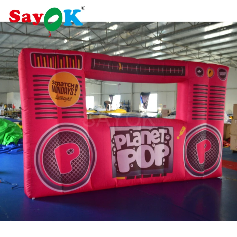 Customized Inflatable Classic Radio Recorder Model For Event Party Decoration