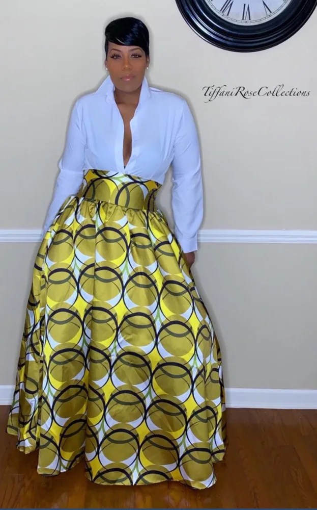 2019 африканская Женская Новая женская цветная круглая Геометрическая Высокая