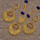 Anniyo Маршалловы Острова подвески серьги Ювелирные наборы с бисером цепи золотой цветной шарик украшения мода острова подарки #128406