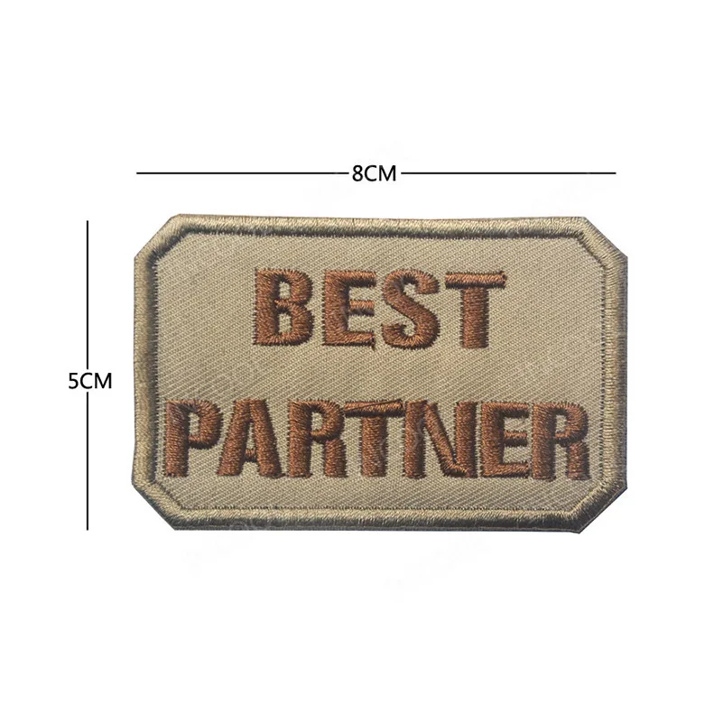 21 BEST PARTNER YELL Нашивка с 3D вышивкой, успешная женщина, я идеальная любовная жизнь, тактические нашивки в военном духе, Аппликации, эмблема, вышитые значки - Color: 21 BEST PARTNER YELL