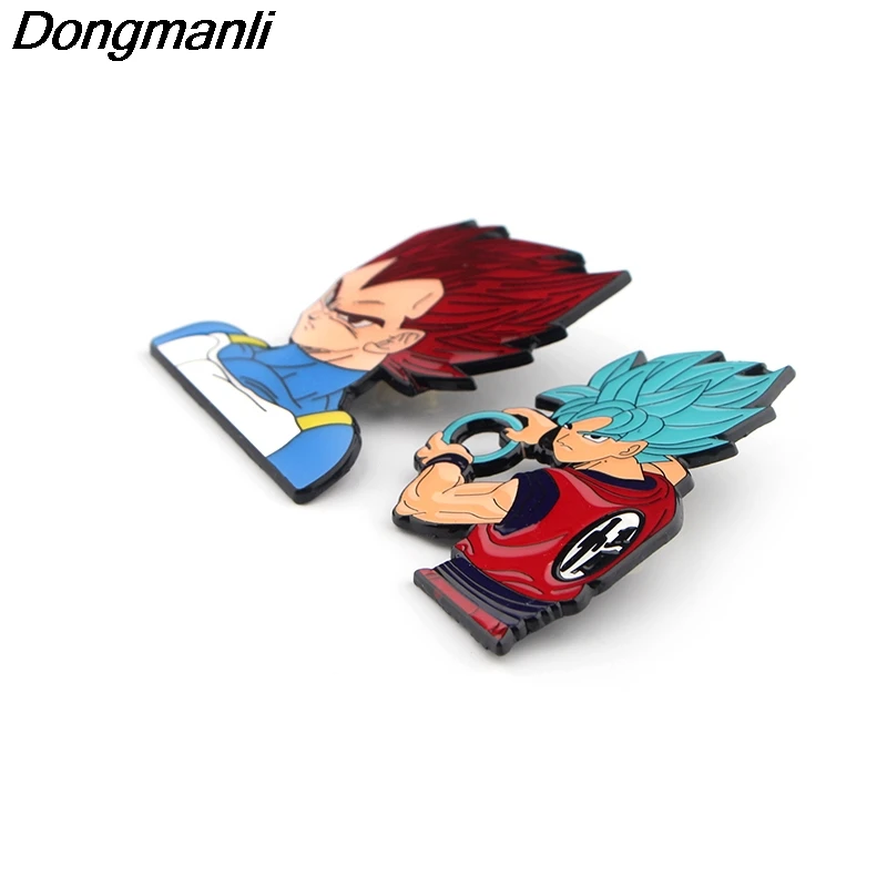 P3887 Dongmanli Модный Аниме детский нагрудник классная металлическая Глянцевая брошки и шпильки коллекция нагрудная булавка бижутерия
